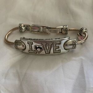BRIGHTON “LOVE” Breast Cancer Bracelet